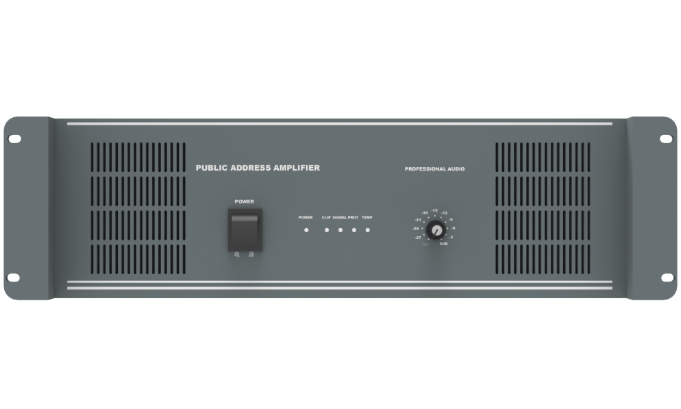 2000W纯后级广播定压功放