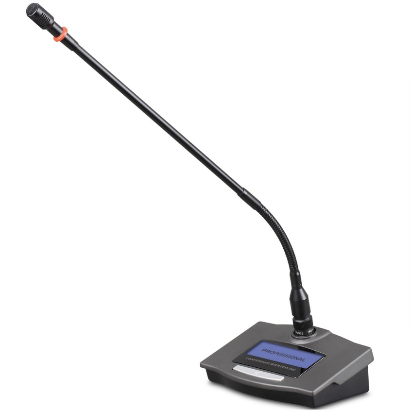 带显示屏有线鹅颈抗干扰会议话筒